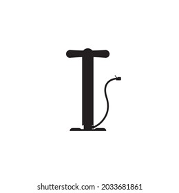 bicycle air pump icon vector illustration design template.