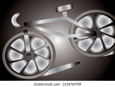 fondo de bicicleta con color plateado para el tema del papel tapiz