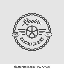 BICYCLE BADGE AND LOGO