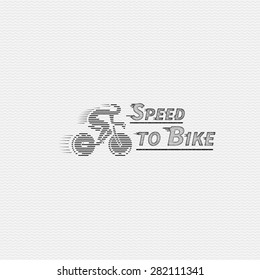 Bicycle badges logos and labels for any use, on a white background