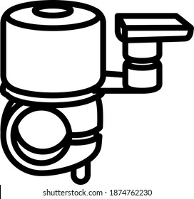 Bicycle Bell icon , vector	