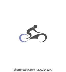 Bicycle. Bike icon logo design vector. Cycling concept