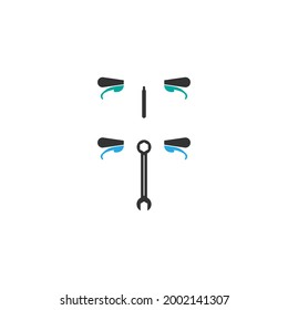 Bicycle. Bike icon logo design vector. Cycling concept