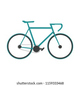 Bicycle, bike icon. Vector illustration. EPS 10.
