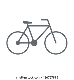 Bicycle / Bike Icon Vector Illustration

