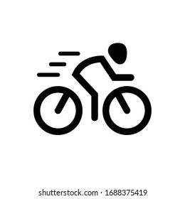 bicycle bike logo design vector