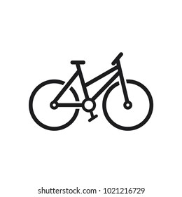 bicycle, bike vector icon 