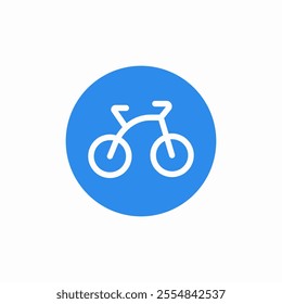 bicycle biking icon sign vector