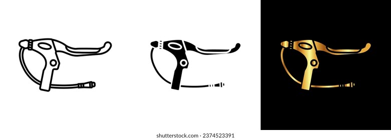 The Bicycle Brake Lever icon embodies control, safety, and the rider's ability to navigate with confidence.