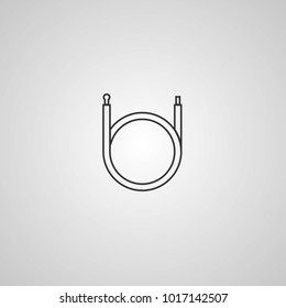 Bicycle cables. Vector icon. More Icon in set.