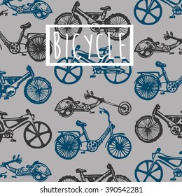 Bicycle card.Vector Illustration