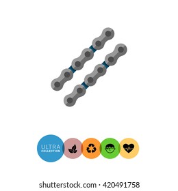 Bicycle chain icon