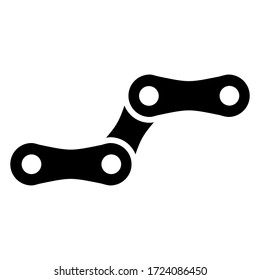 bicycle chain icon vector template