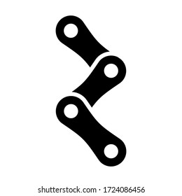 bicycle chain icon vector template