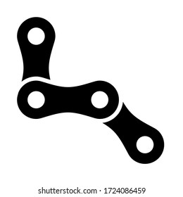 bicycle chain icon vector template