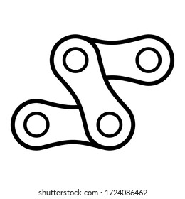 bicycle chain icon vector template