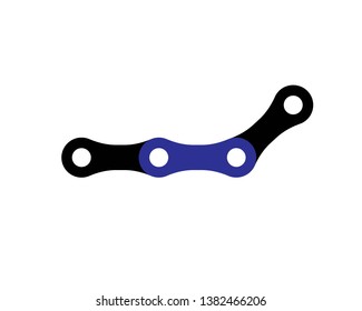 Bicycle chain links icon - Vector
