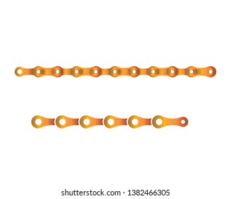 Bicycle chain links icon - Vector
