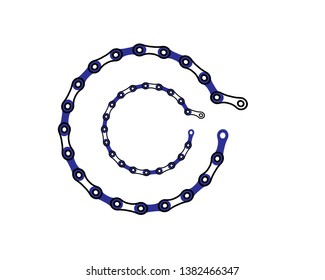 Bicycle chain links icon - Vector
