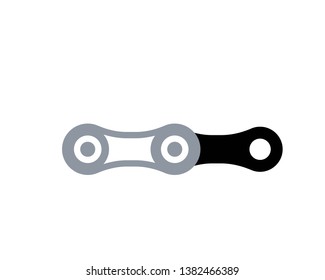 Bicycle chain links icon - Vector
