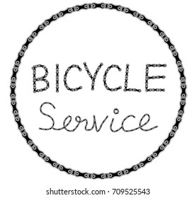 Bicycle chain logo