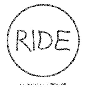 Bicycle chain logo