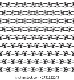 bicycle chain pattern- vector illustration