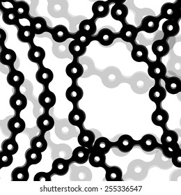 Bicycle chain.Vector Illustration. Eps 10