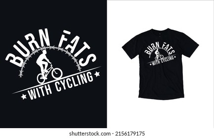 Bicycle Champion T-Shirt Design With Premium Quality Bicycle T-Shirt With Premium Vector And Template Bicycle Realistic T-Shirt Design