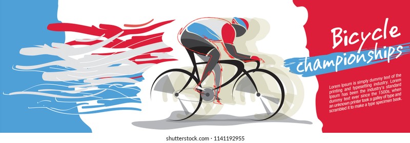 Bicycle championship vector
