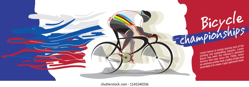 Bicycle championship vector