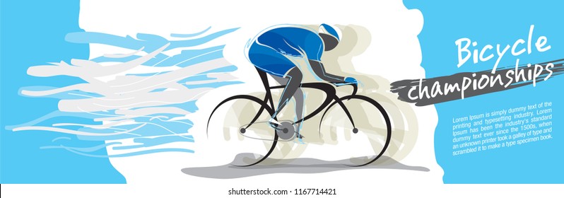 Bicycle championship vector