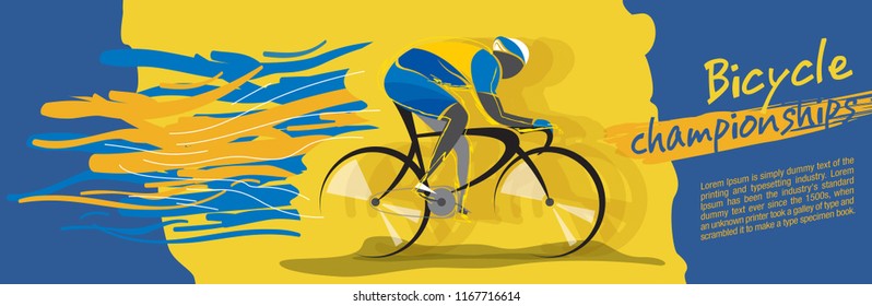 Bicycle championship vector