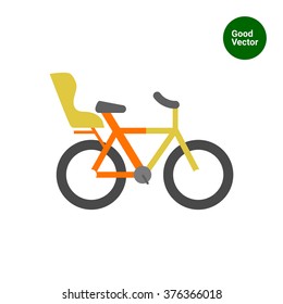 Bicycle with child seat