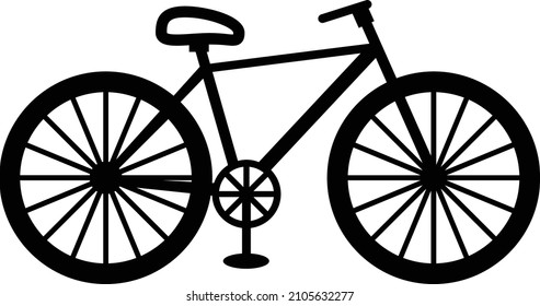 Bicycle Concept Vector Icon Design, Traditional Chinese Culture Symbol, Year of the Tiger 2022 Sign, China Travel Guide Stock Illustration