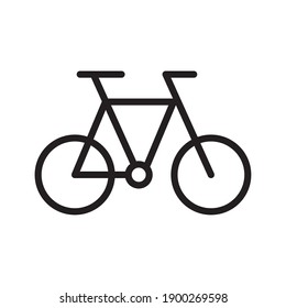 bicycle conveyance transport vehicle line style icon vector illustration design