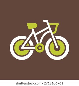 Kreatives Vektorgrafik-Symbol für Fahrräder