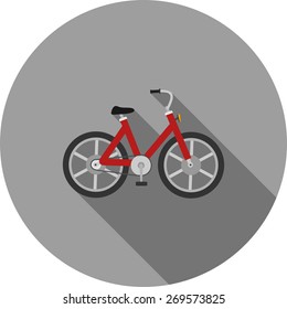 Bicycle, cycle, two wheeler, transport icon vector image. Can also be used for communication, connection, technology. Suitable for web apps, mobile apps and print media.