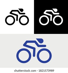 Bicycle Cycling Abstract Logo Simple
