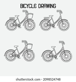 
Bicycle Cycling Euclidean Vector Drawing