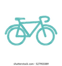 Bicycle cyclism sport icon vector illustration graphic design