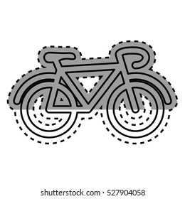 Bicycle cyclism sport icon vector illustration graphic design