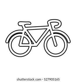 Bicycle cyclism sport icon vector illustration graphic design