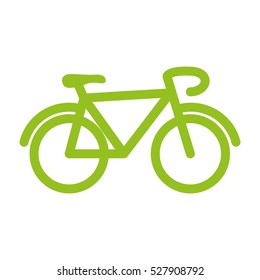 Bicycle cyclism sport icon vector illustration graphic design