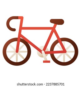 Bicycle design element for website, application, printing, document, poster design, etc.