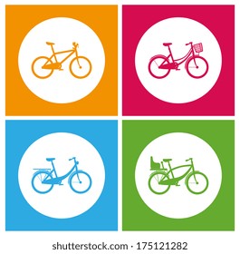 bicycle design over   background vector illustration  