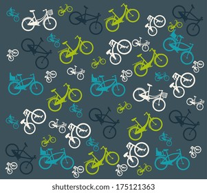 bicycle design over   background vector illustration  