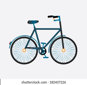 Bicycle design over background,vector illustration
