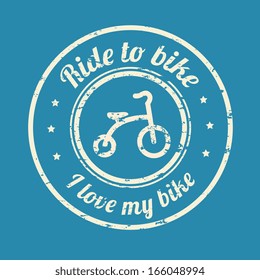 bicycle design over blue background vector illustration  