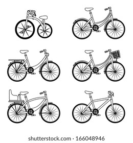 bicycle design over white background vector illustration  